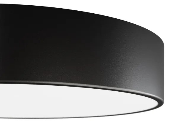 Kúpeľňové stropné svietidlo so senzorom CLEO 3xE27/24W/230V pr. 40 cm čierne IP54