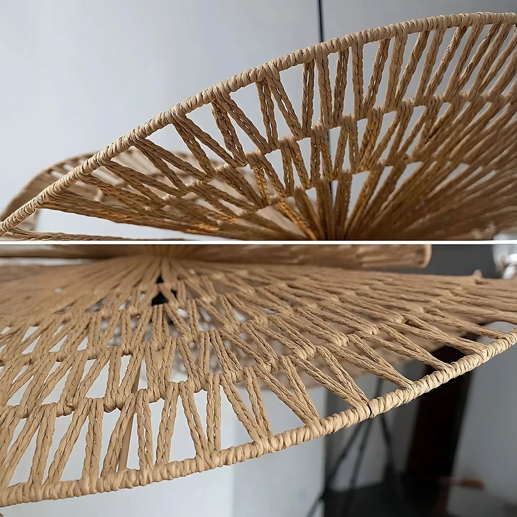 Toolight Toolight, prírodné BOHO závesné svietidlo 80cm, APP1738-1CP, OSW-06061