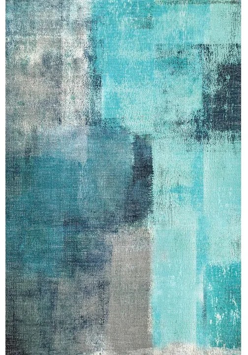 Koberec Esmarina Typ 2 160x230 cm - modrá / sivá