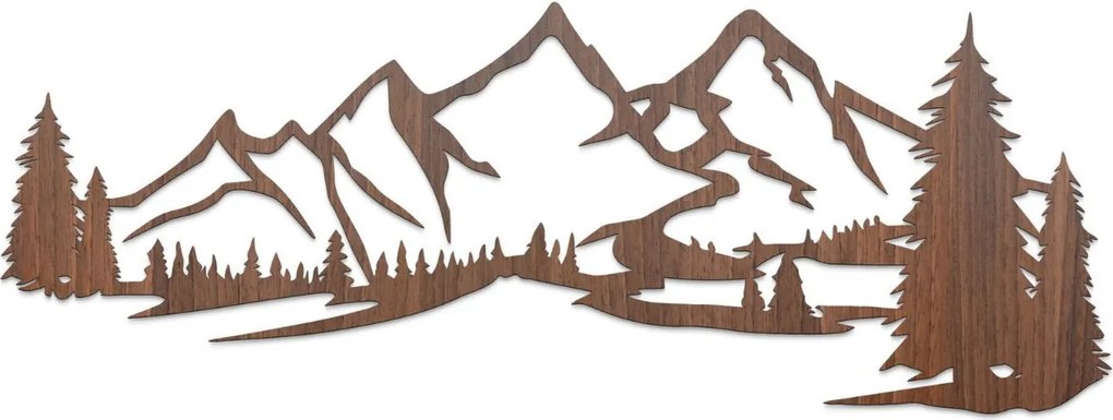 Drevený obraz na stenu - Les a hory | REHORA: HDF - Javor 55 x 20 cm 4658-109477 HDF0414-akcia20