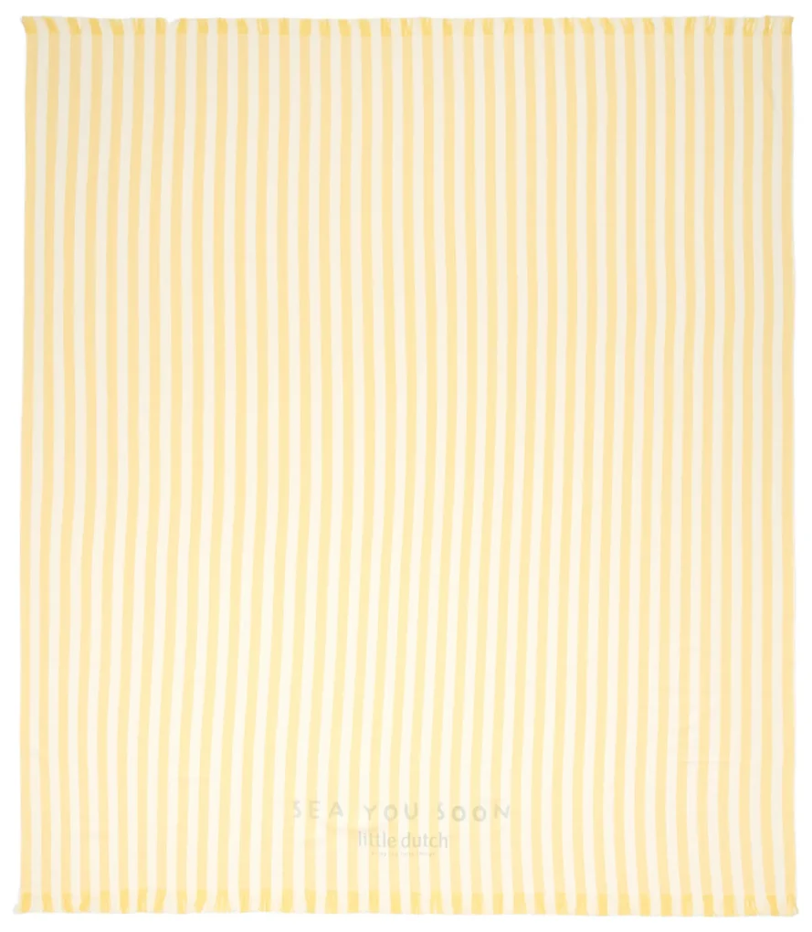 Plážová osuška 200x200 cm Beach Sunny Yellow