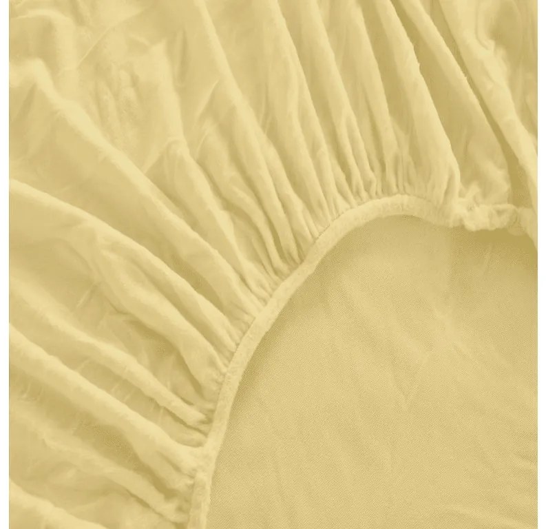 Plachta mikroplyš mikroplyš SOFT 180x200 cm žltá
