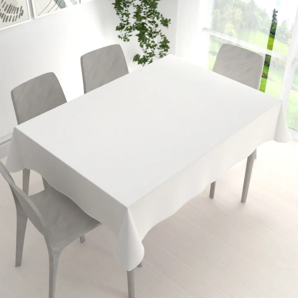 Biante Dekoračný obdĺžnikový obrus BKW-201 Slonová kosť žíhaná 80x120 cm