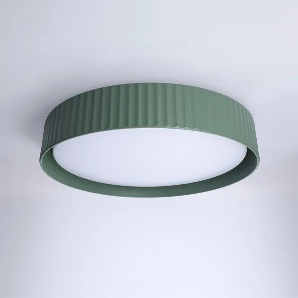 Brilagi -LED stmievateľné stropné svietidlo LUCIA LED/48W/230V pr. 41 cm zelené+diaľkové ovládanie