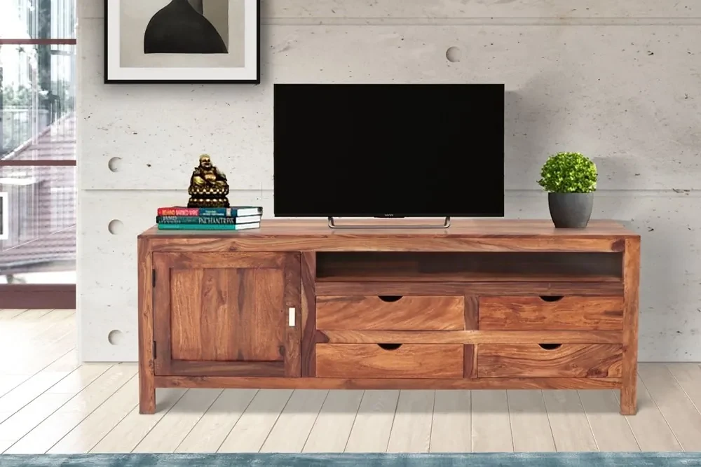 furniture-nabytek.cz - Tv stolík masív z dreva palisander 180x70x45