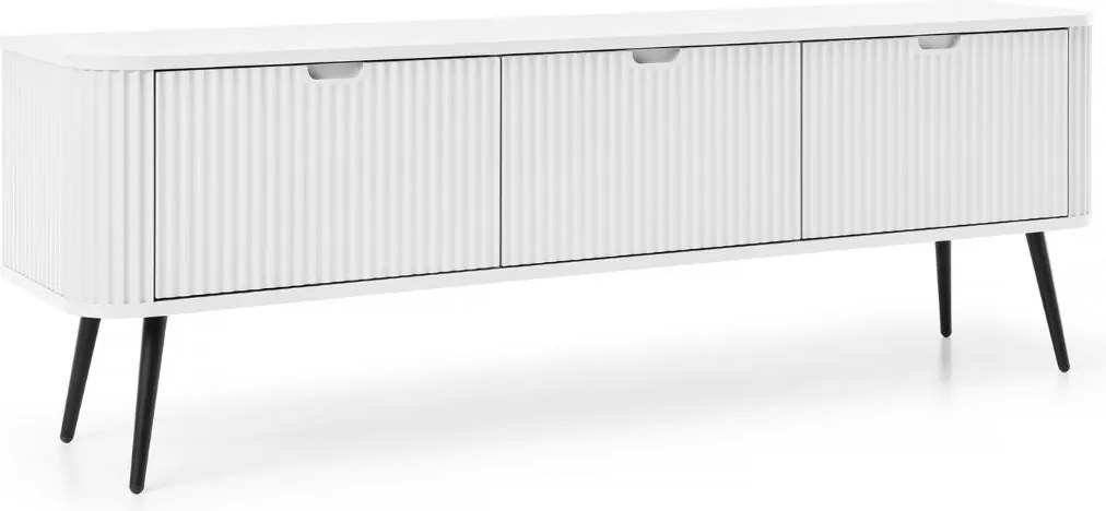 TV skrinka Zova biela (RTV168), biela / čierna