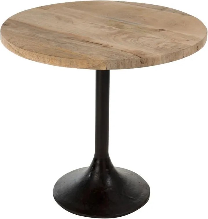 Čierny barový stolík Barry - Ø 65 * 60cm