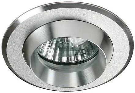 CLX Moderné podhľadové osvetlenie FELLE, 1xMR16, 50W, 7,6 cm, okrúhle, strieborné