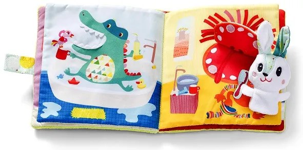 Lilliputiens – Textilná knižka – Králiček zubárom