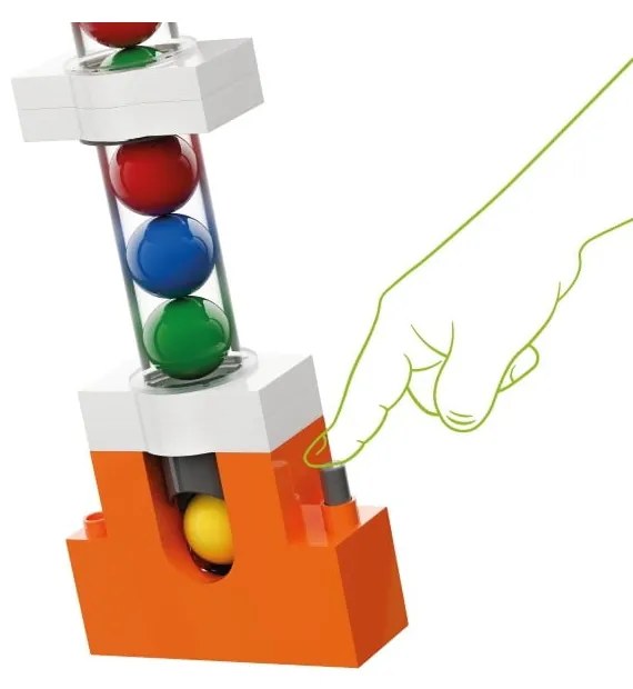 Súprava prídavných dielov ku guličkovej dráhe Hubelino Elevator, 24 ks