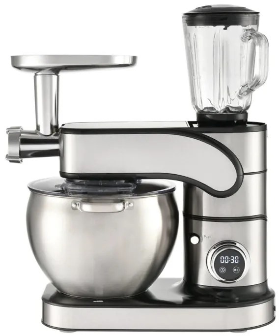Celokovový kuchynský robot BestBerg BBR-20S / 2500 W / 10 l / 12 rýchlostí
