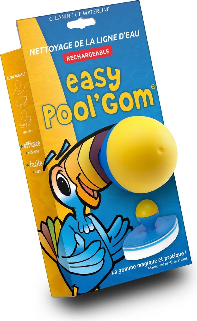 Čistící houbička EASY Pool Gom S včetně držáku