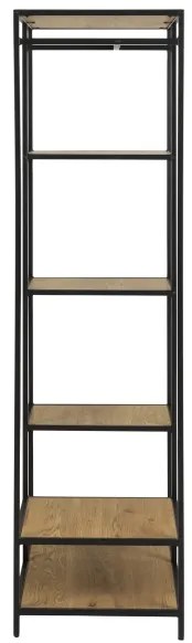 Vešiak SARON dub/čierna