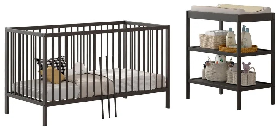 Súprava detského nábytku z bukového dreva 2 ks Dino – Vipack