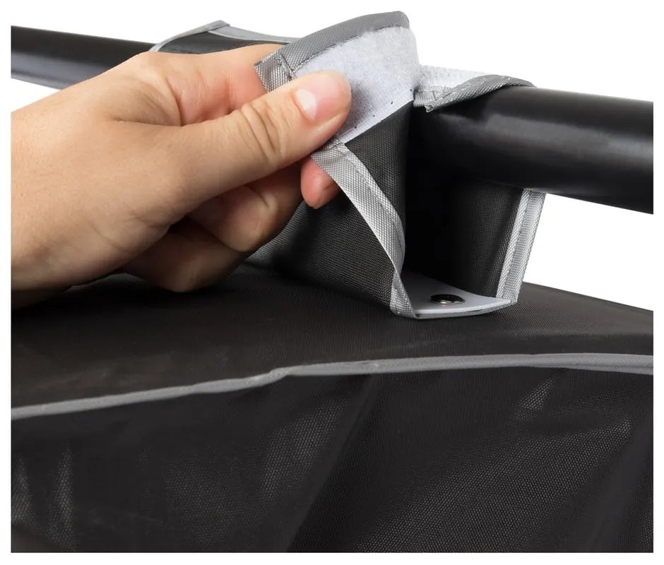 Čierny závesný organizér so 6 priehradkami Compactor Garment So