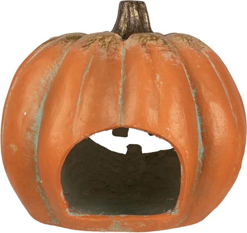 Oranžová dekorácia tekvice Halloween - 36*33*32 cm