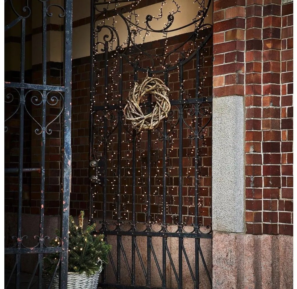 Eglo 410833 -LED Vonkajšia vianočná reťaz CRISPY ICE 540xLED 11,9m IP44 teplá biela