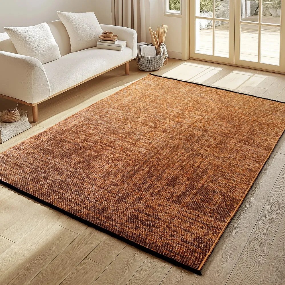Prateľný koberec v terakotovej farbe 80x150 cm Space 1900 – Ayyildiz Carpets
