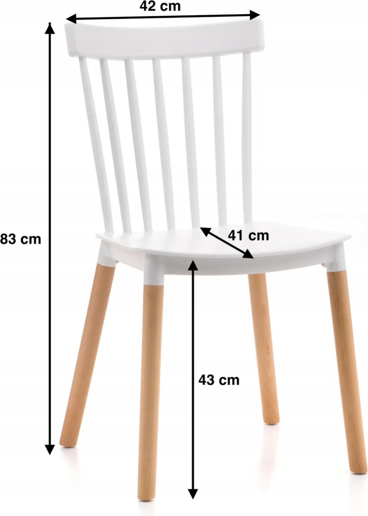 PROXIMA.store - Jedálenská stolička CLASSIC FARBA: biela