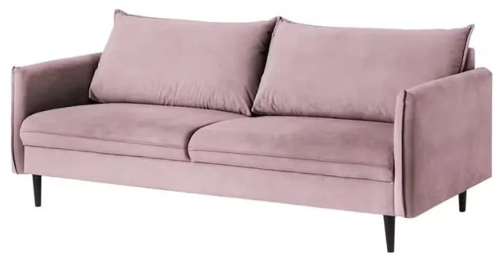 Zamatová pohovka v levanduľovej farbe 203 cm Juli – Ropez