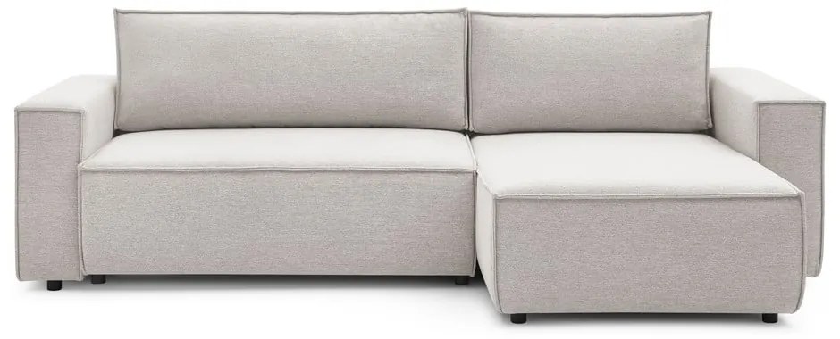 Béžová variabilná rozkladacia rohová pohovka Nihad – Bobochic Paris