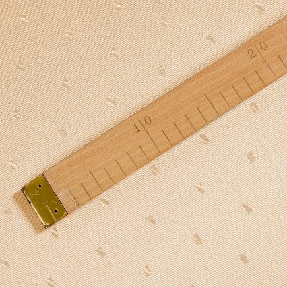 Biante Teflónový okrúhly obrus TF-085 Obdĺžničky na béžovom Ø 70 cm
