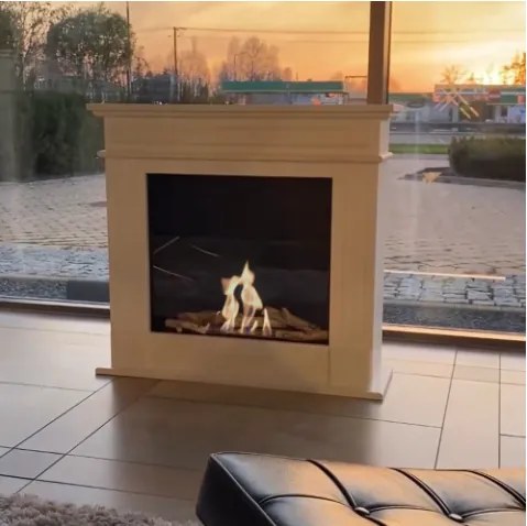 Stojaci biokrb so sklom biely November s vlastnou montážou