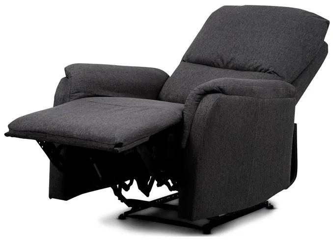 BONTEC Polohovacie kreslo, sivá, látka, TV-5060 GREY2 Farba: Šedá
