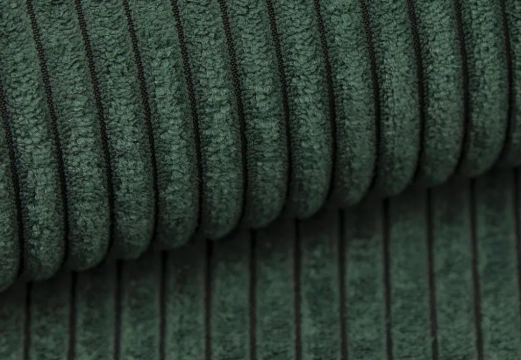 Posteľ s roštmi Stephano 180x200 cm, zelená štrukturovaná látka