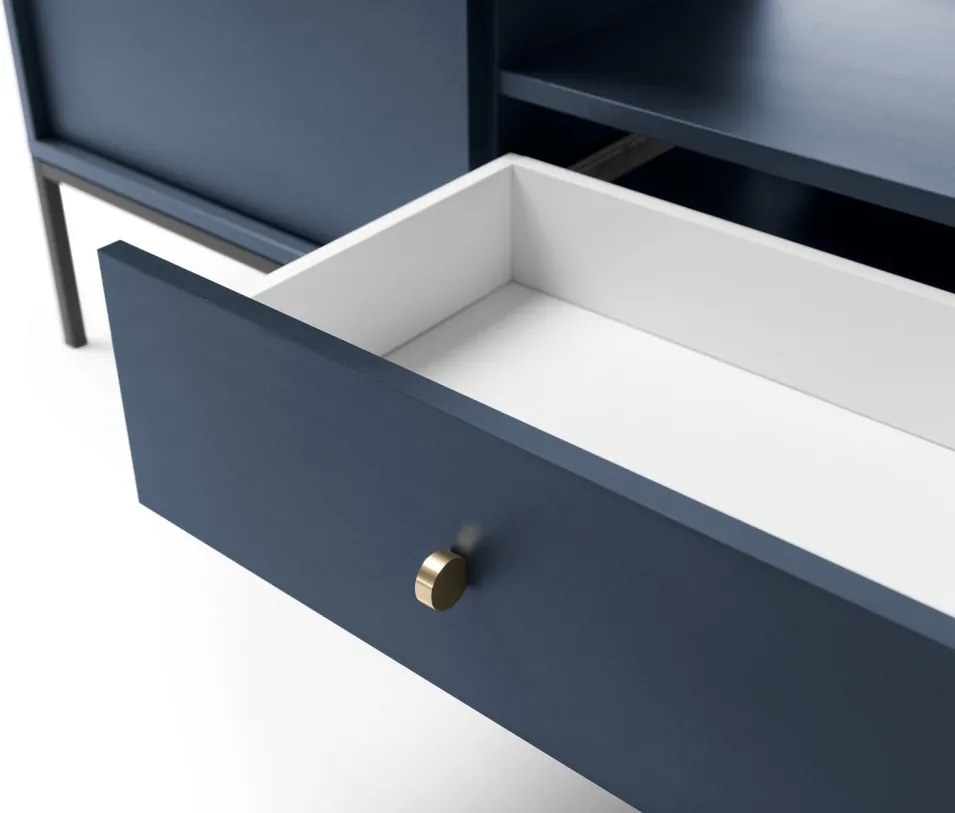 TV skrinka Mono, tmavo modrá