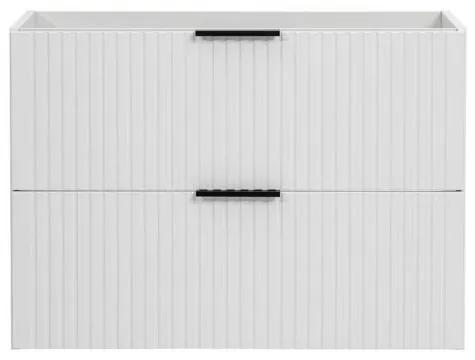 Kúpeľňová skrinka CMD ADEL WHITE 82-80-B-2S biela/biely mat