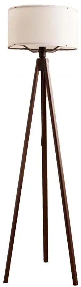 Stojacia lampa AYD 1xE27/40W/230V hnedá/biela+