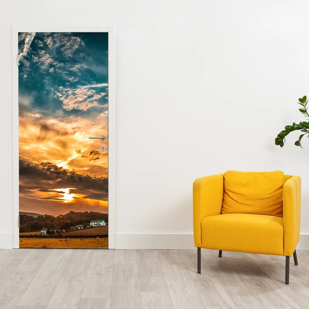Fototapeta na dvere - Mračná (95x205cm)