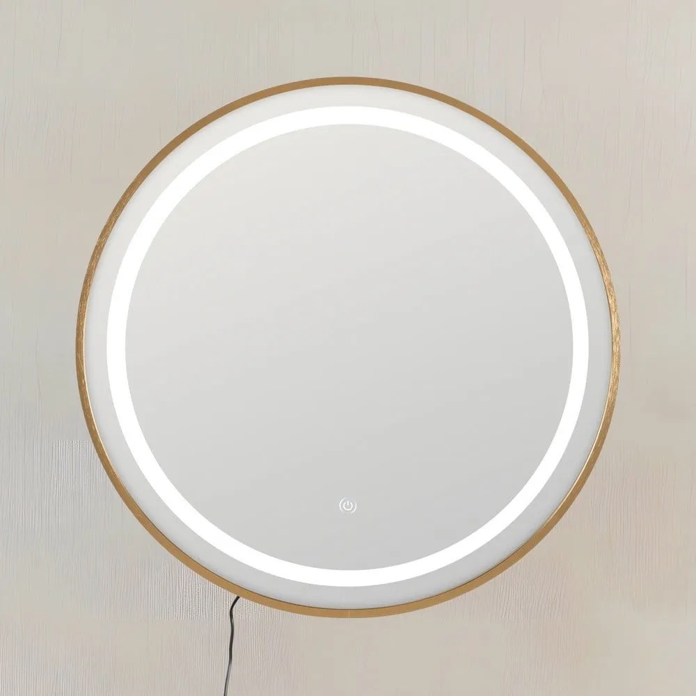 Nástenné zrkadlo s osvetlením 60x60 cm – Ixia