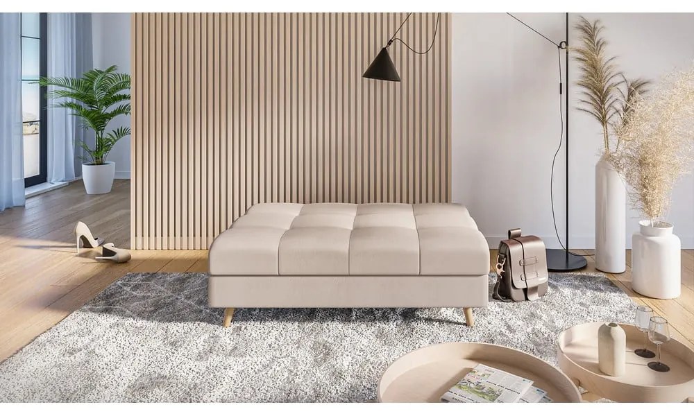 Krémovobiela podnožka Ariella – Ropez