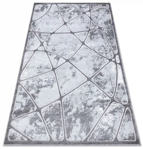 Moderný MEFE koberec B401, tmavo-sivý