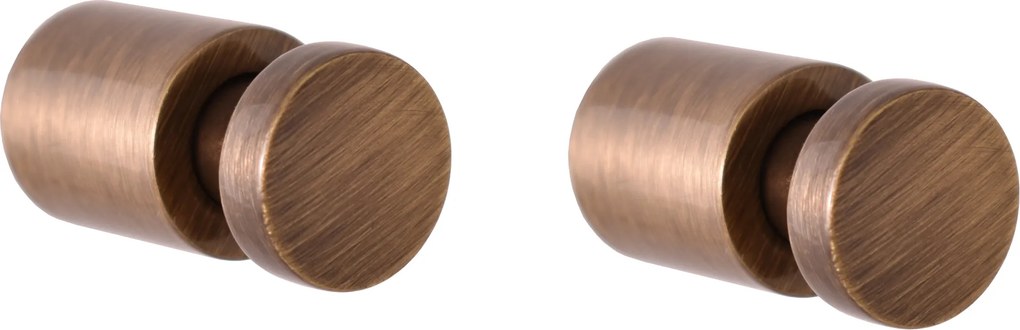 Slezák - RAV Vešiačik 30 mm - 2 ks COLORADO - COA0103/30SM, Stará mosadz (Bronz)