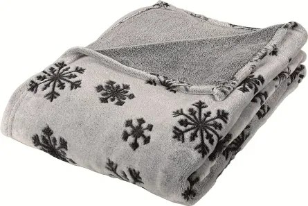 Deka Kristall, vločky, antracitová%
