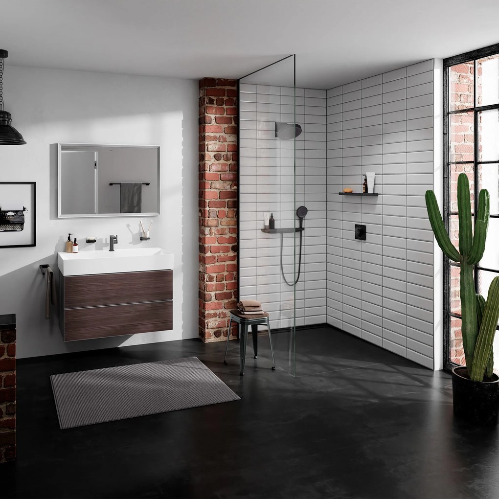 Hansgrohe ShowerSelect Comfort E, termostat pod omietku pre 2 spotrebiče, čierna matná, HAN-15572670