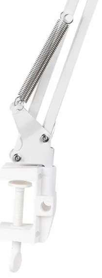 Stolná lampa s klipom WORKER 1xE27/10W/230V biela