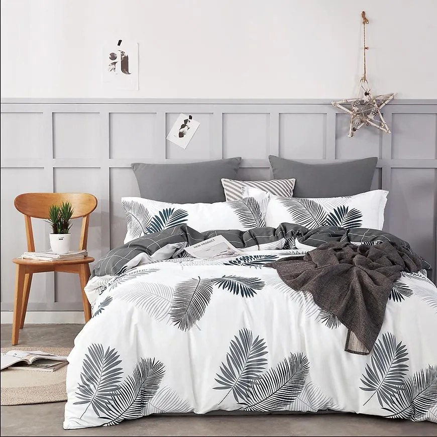 Posteľná bielizeň bavlnený satén ALBS-01341B 140x200 Lasher