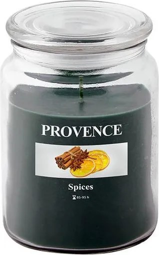 Sviečka v skle s viečkom KORENIE 510 g