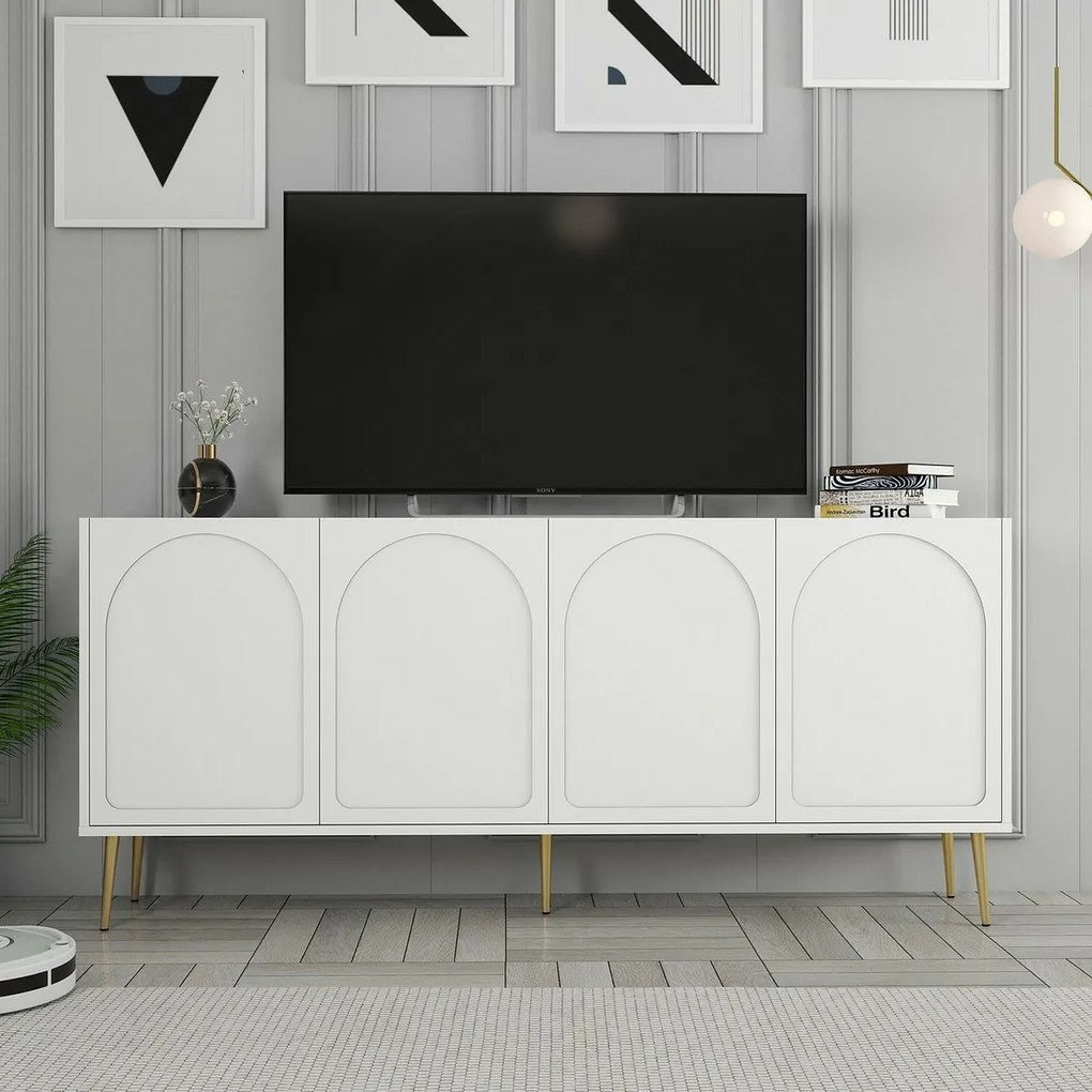 Skrinka Lyon White and Gold