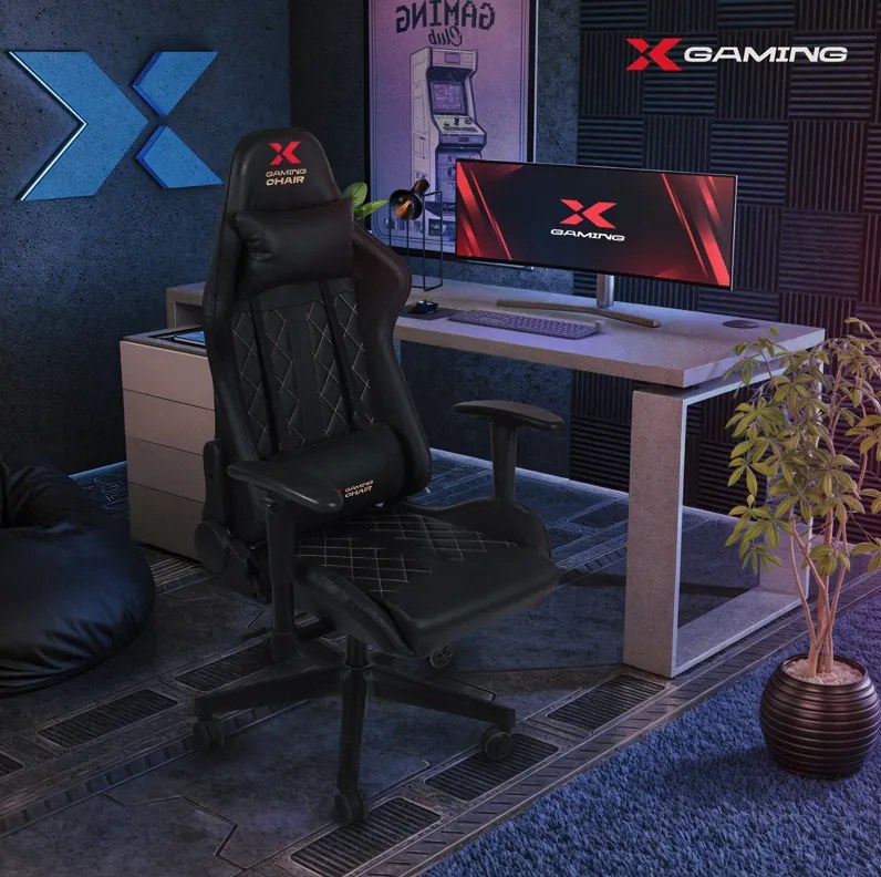 Herné kreslo Xgaming Xcom2 čierno - zlaté