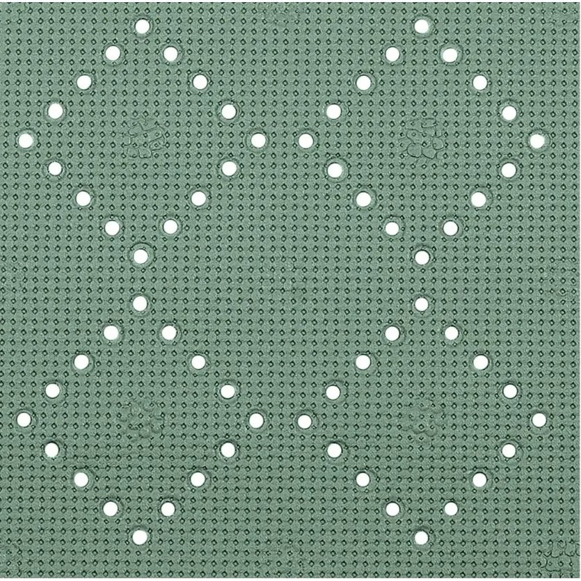 Spirella Protiskluzová podložka do sprchy ALASKA,zelená, 55 x 55 cm