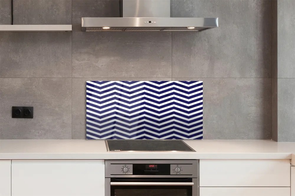 Sklenený obklad do kuchyne Stripes 120x60 cm