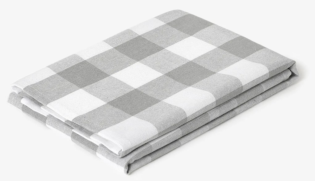 Goldea kuchynská bavlnená utierka - sivé veľké kocky 45 x 70 cm