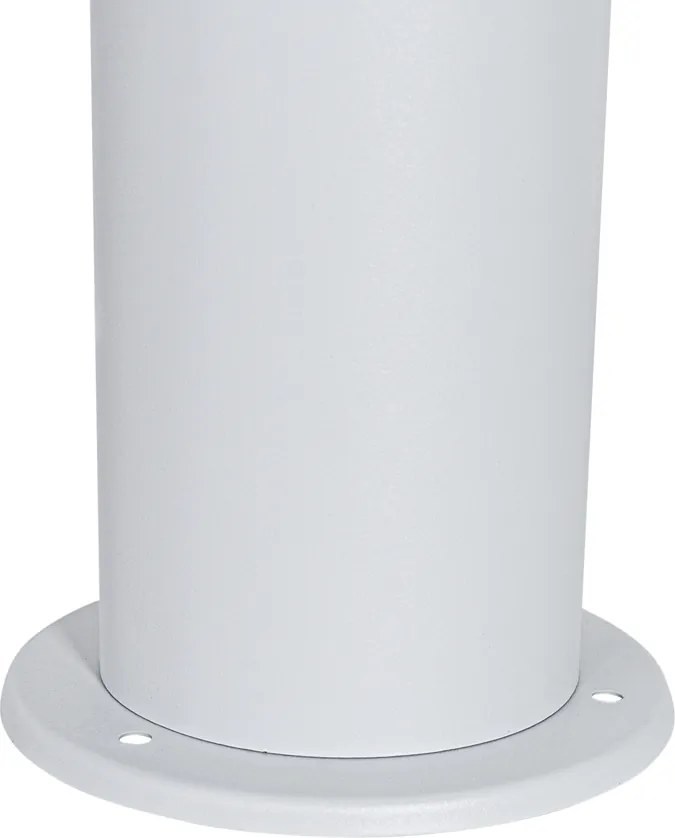 Stojanové vonkajšie svietidlo biele s opálovým tienidlom 70 cm - Odense