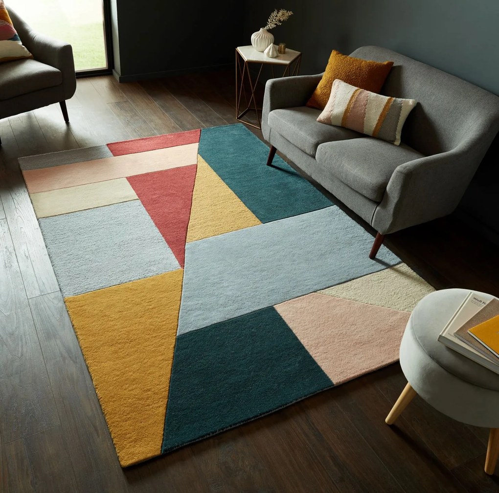 Kusový koberec Moderno Alwyn Multi/Pink, 200x290, viacfarebná, obývacia izba, Flair Rugs