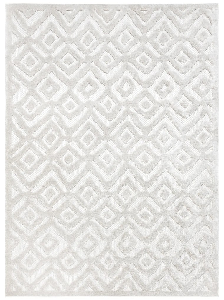 ŠNÚRKOVÝ KOBEREC SANTO SIZAL 58381 ASYMMETRY Romby, béžový